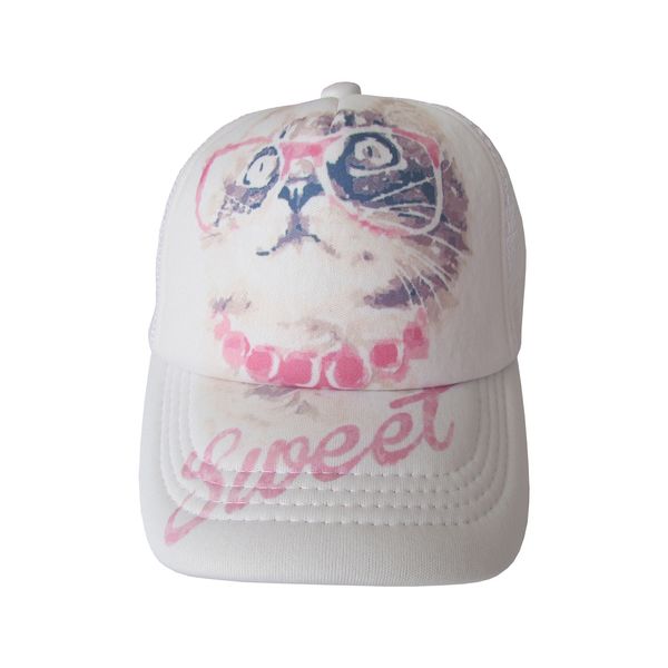 کلاه کپ دخترانه کیتی مدل Y7353