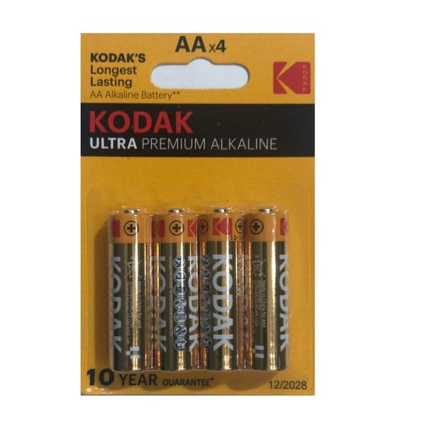 باتری قلمی کداک مدل ULTRA PREMIUM ALKALINE بسته 4 عددی 