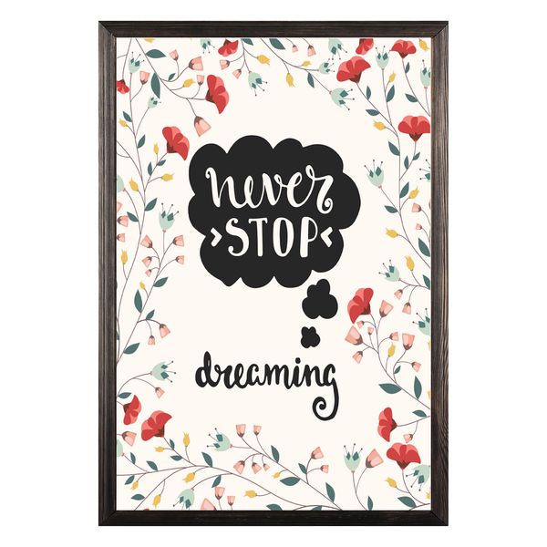 تابلو آتینو طرح Never stop dreaming