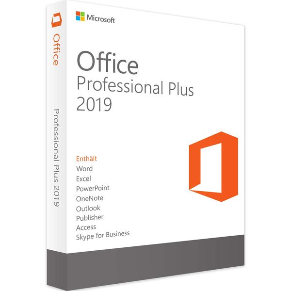 مجموعه نرم افزاری مایکروسافت Office نسخه 2019 Professional Plus