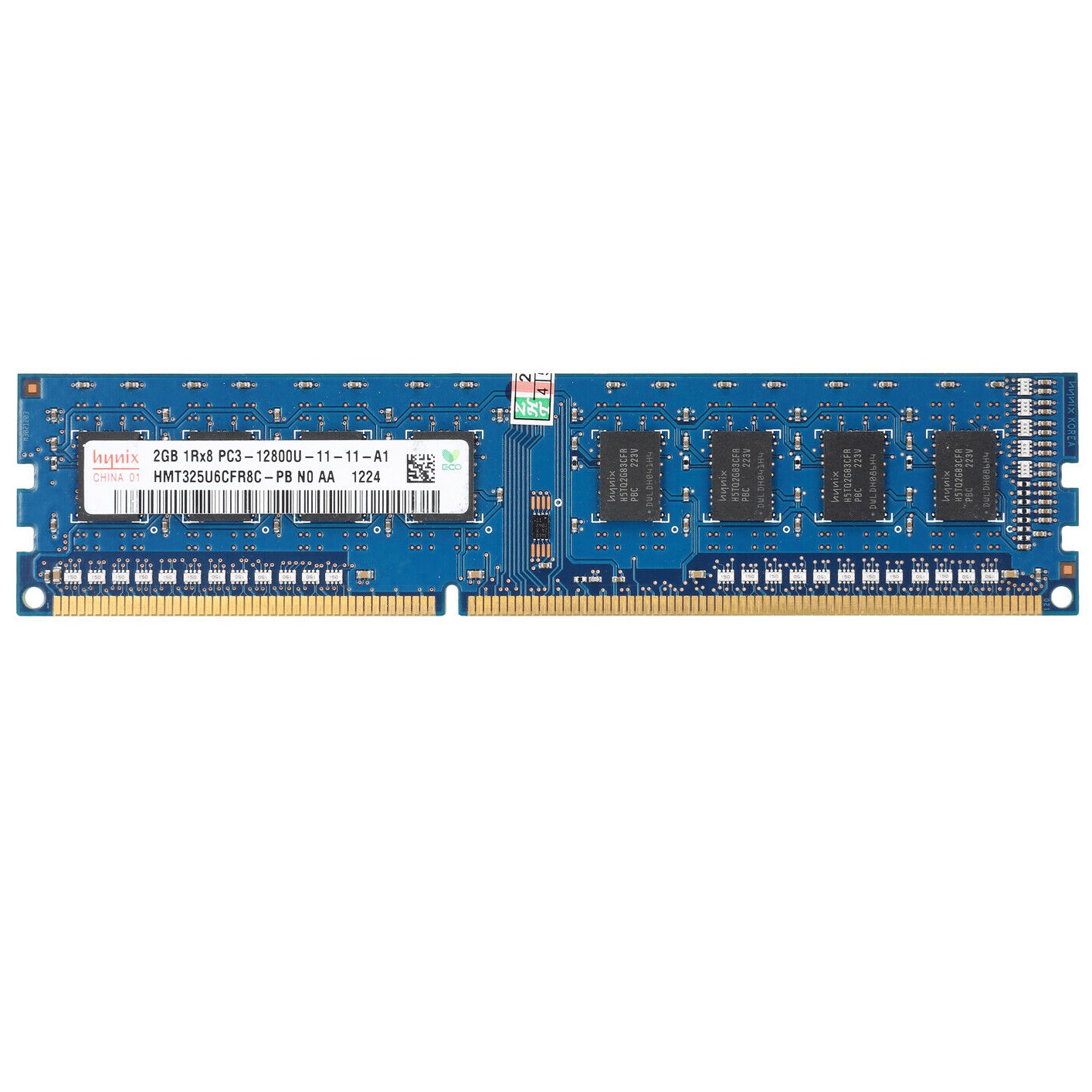 رم دسکتاپ DDR3 تک کاناله 1600 مگاهرتز CL11 هاینیکس مدل HMT325U6EFR8C-PB ظرفیت 2 گیگابایت