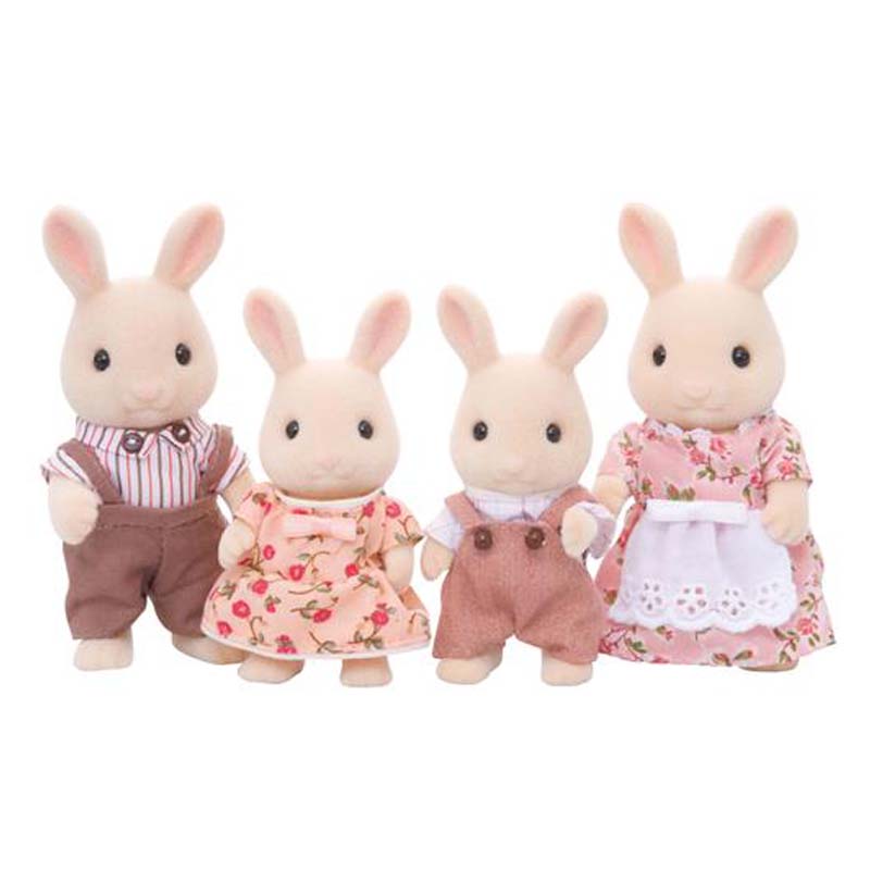 عروسک سیلوانیان فامیلیز طرح خانواده خرگوش کد ESF4108 بسته 4 عددی