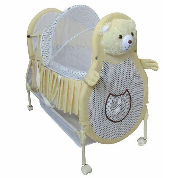 تخت نوزاد کوشا طرح خرس مدل SANIKO11