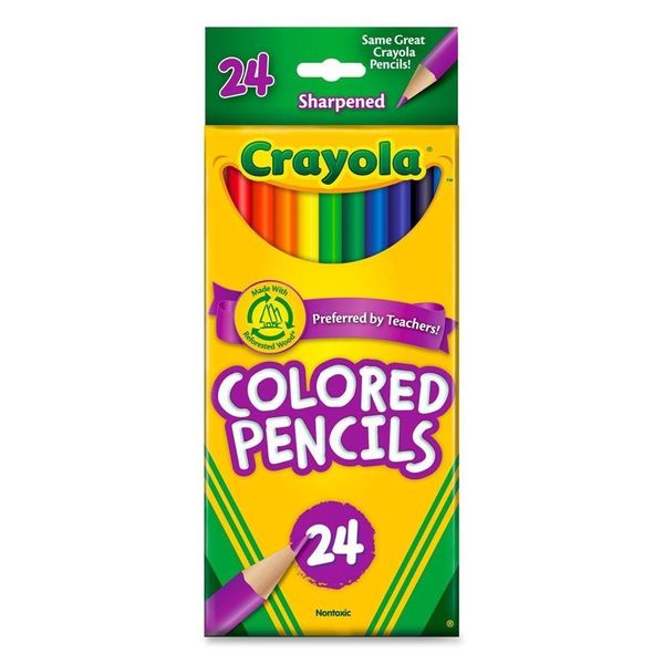 مداد رنگی 24 رنگ کرایولا مدل 4024