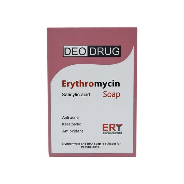 صابون ضد آکنه دئودراگ مدل Erythromycin 490 وزن 90 گرم