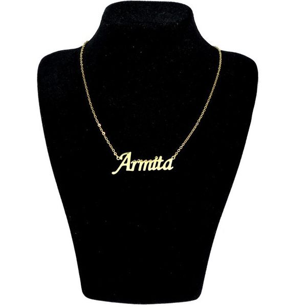 گردنبند زنانه طرح اسم آرمیتا کد B221