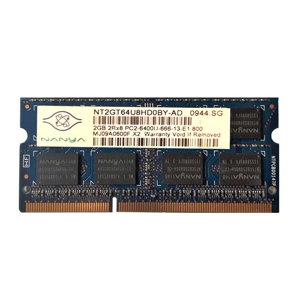 رم لپ تاپ DDR4 تک کاناله 6400s مگاهرتز DDR2 تیم نانیا مدل Elite ظرفیت 2 گیگابایت