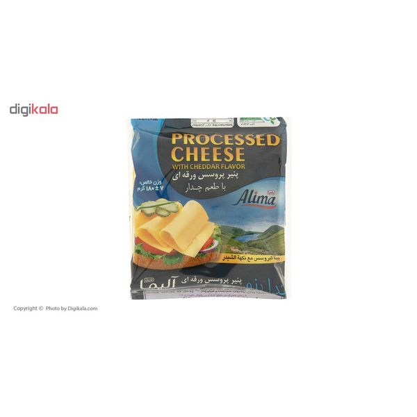 پنیر پروسس ورقه ای آلیما - 180 گرم