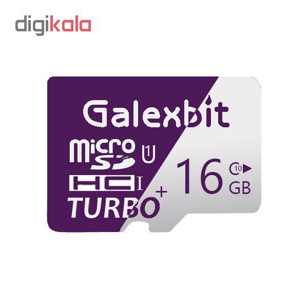 کارت حافظه microSDHC گلکسبیت مدل Turbo+ کلاس 10 استاندارد UHS-I U1 سرعت 80MBps ظرفیت 16 گیگابایت به همراه آداپتور SD