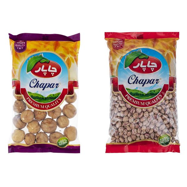 پک لیمو عمانی و لوبیا چیتی چاپار بسته 2 عددی
