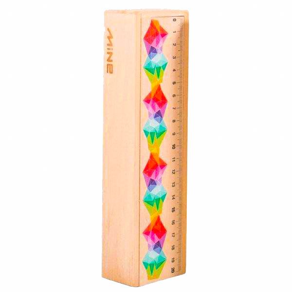 مداد رنگی 24 رنگ ماین مدل timber کد 6-624