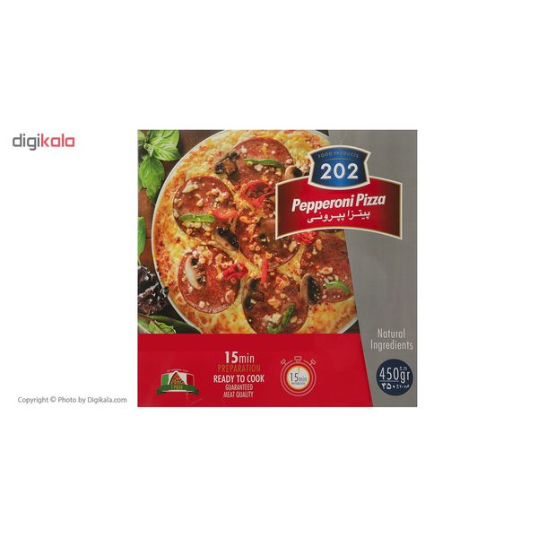 پیتزا پپرونی 202 - 450 گرم