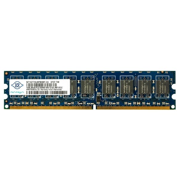 رم دسکتاپ DDR2 تک کاناله 667 مگاهرتز CL5 نانیا مدل NT1GT72U8PB0BY-3C ظرفیت 1 گیگابایت