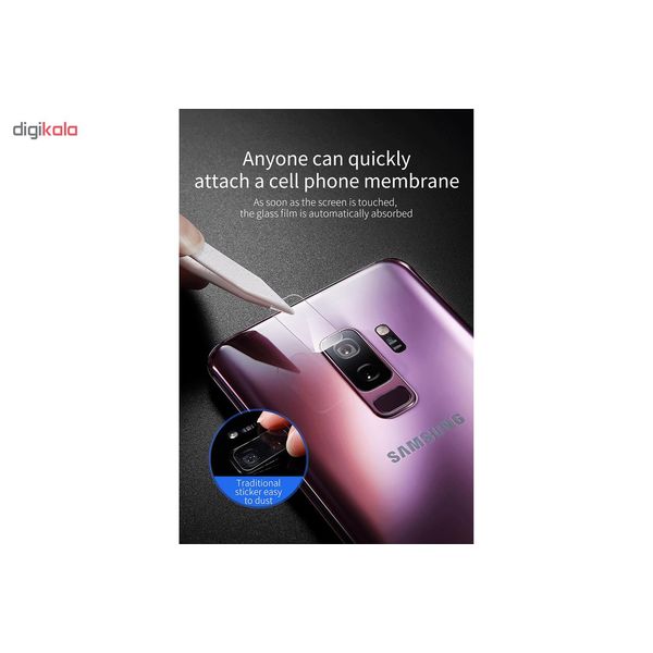 محافظ لنز دوربین باسئوس مدل GL-019 مناسب برای گوشی موبایل سامسونگ Galaxy S9 Plus