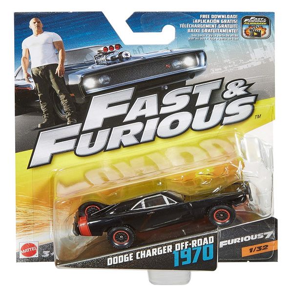 ماشین بازی متل سری Fast & Furious مدل Dodge Charger Offroad 