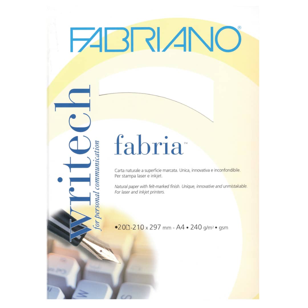 کاغذ A4 فابریانو مدل Fabria240 بسته 20 عددی