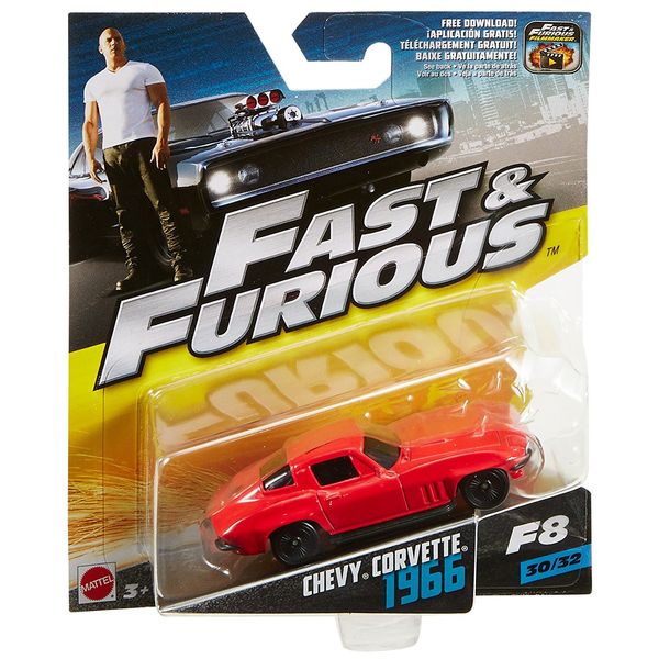 ماشین بازی متل سری Fast and Furious مدل Chevy Corvette1966