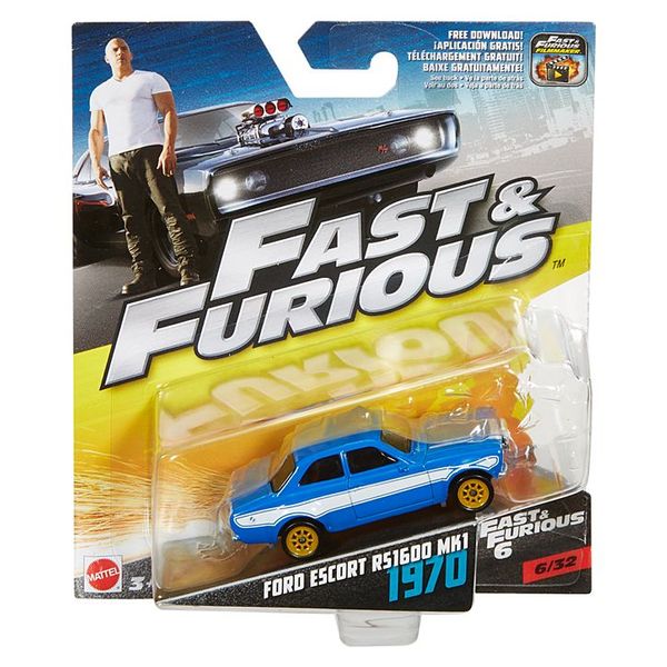 ماشین بازی متل سری Fast and Furious مدل Ford Escort rs 1600 mk1F
