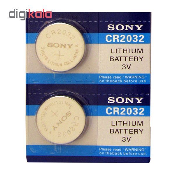 باتری سکه ای مدل CR2032 بسته 2 عددی