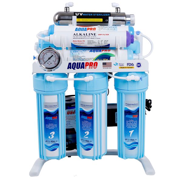 دستگاه تصفیه کننده آب خانگی آکوا پرو مدل ORP-UV8-B