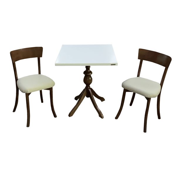 میز و صندلی ناهار خوری اسپرسان چوب کد Sm55