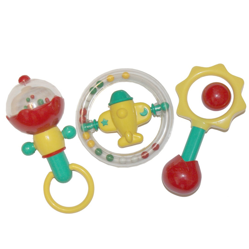 جغجغه کودک مدل sun toys بسته 3 عددی