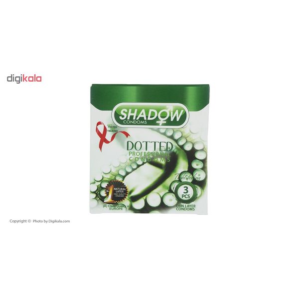 کاندوم شادو مدل Dotted بسته 3 عددی