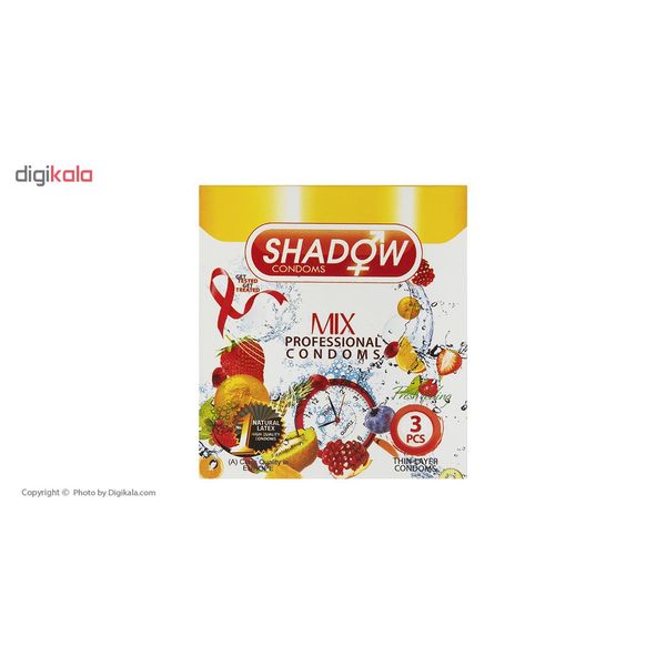 کاندوم شادو مدل Mix بسته 3 عددی