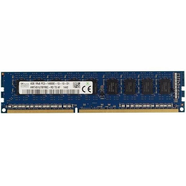 رم سرور DDR3 تک کاناله 1866 مگاهرتز CL13 اس کی هاینیکس مدل HMT451U7BFR8C-RD ظرفیت 4 گیگابایت