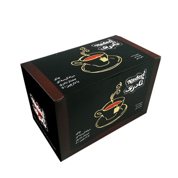 چای سیاه کیسه ای ممتاز با دارچین نادری بسته 25 عددی