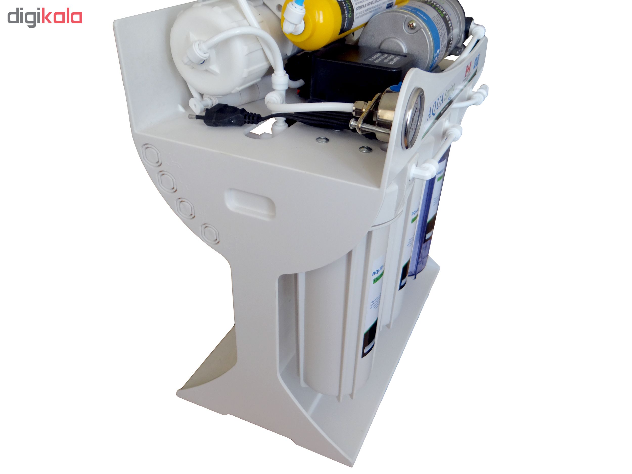دستگاه تصفیه کننده آب آکوآ اسپرینگ مدل UF-SF4000 به همراه فیلتر دستگاه تصفیه کننده آب کد 01 بسته 4 عددی