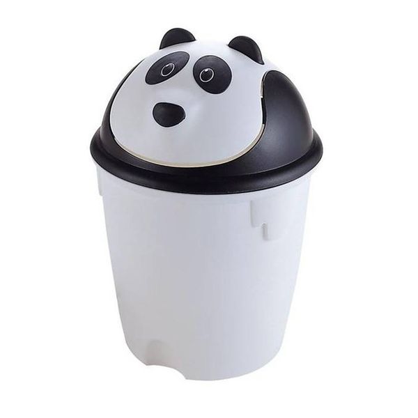 سطل کرور مدل Animals Bin Panda حجم 12 لیتری