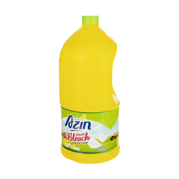 مایع سفید کننده آذین مدل Lemon حجم 4 لیتر