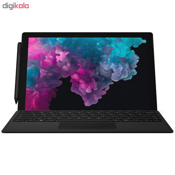 تبلت مایکروسافت مدل Surface Pro 6 - B به همراه کیبورد Black Type Cover و قلم