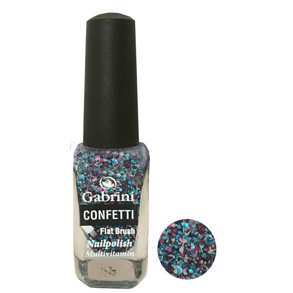 لاک ناخن گابرینی مدل confetti شماره 103