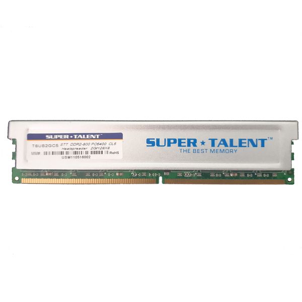 رم دسکتاپ DDR2 تک کاناله 800 مگاهرتز CL5 سوپر تلنت مدل T8UB2GC5 ظرفیت 2 گیگابایت