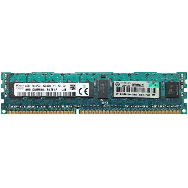 رم سرور DDR3 تک کاناله 1600 مگاهرتز CL11 اس کی هاینیکس مدل HMT41GR7AFR4C-PB T8 AF ظرفیت 8 گیگابایت