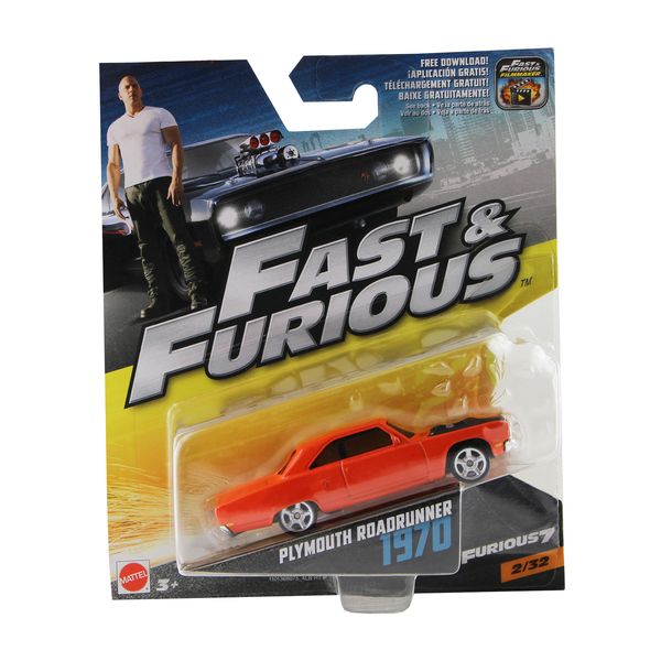 ماشین بازی متل مدل Fast furious-plymouth کد FCF37