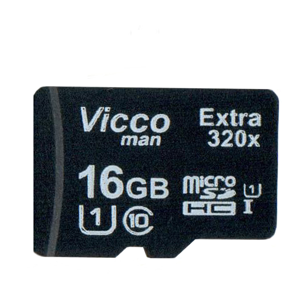 کارت حافظه microSDHC ویکومن مدل Extre 320X کلاس 10 استاندارد UHS-I U1 سرعت48MBps ظرفیت 16 گیگابایت 