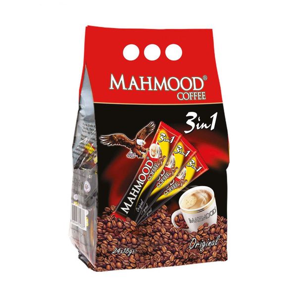 پودر قهوه فوری محمود کد A48 بسته 48 عددی