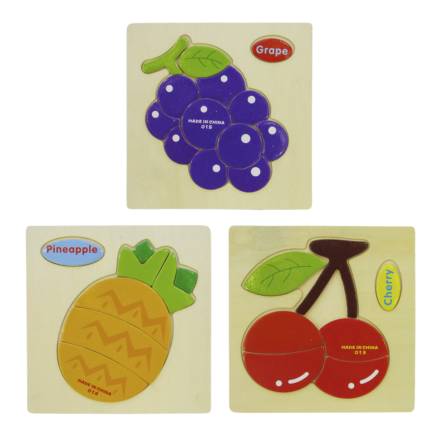 بازی آموزشی باکامه مدل میوه ها 12-1 بسته سه عددی
