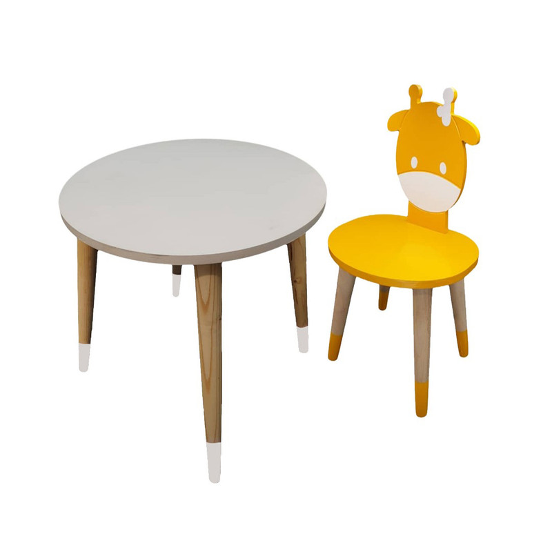 ست میز و صندلی کودک مدل Giraffe