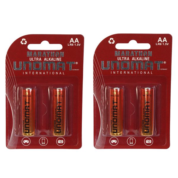باتری قلمی یونومات مدل Marathon Ultra بسته 4 عددی