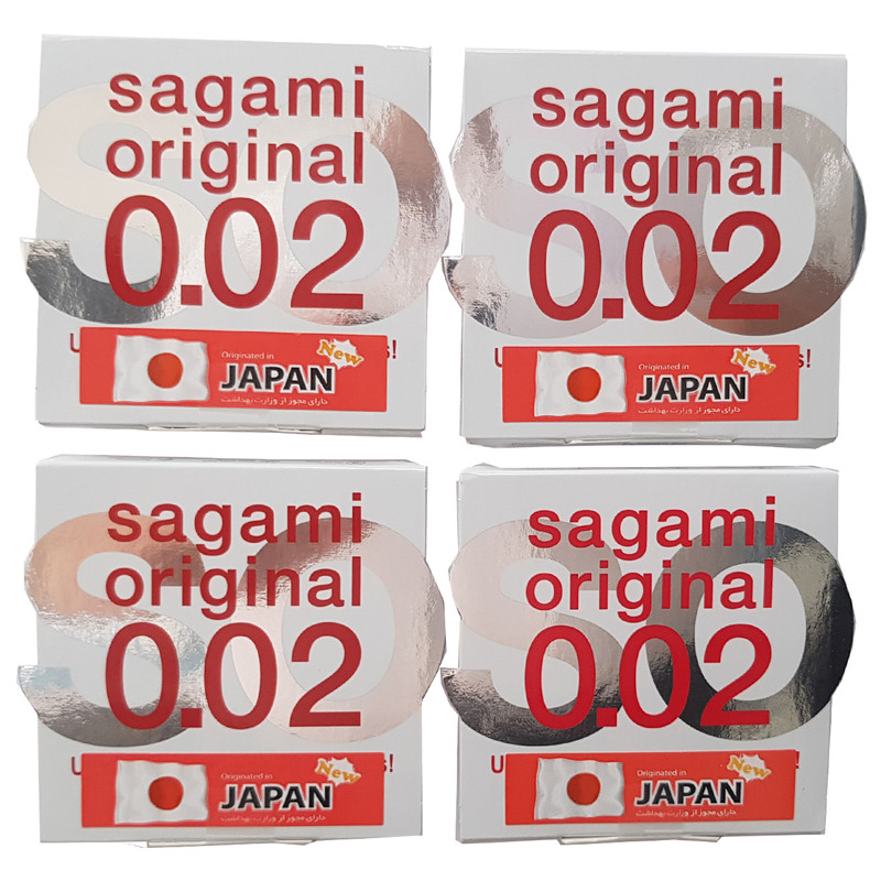 کاندوم ساگامی مدل نرمال بسته 4 عددی