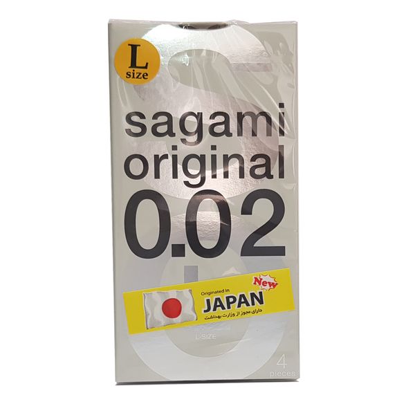 کاندوم ساگامی مدل لارج بسته 4 عددی