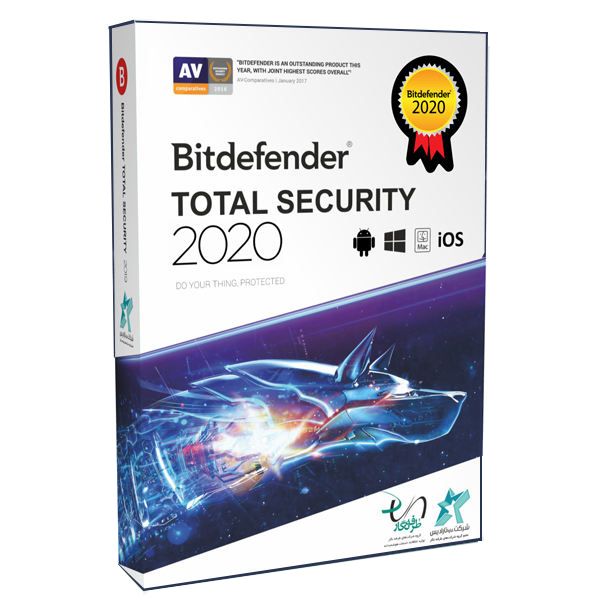 نرم افزار آنتی ویروس بیت دیفندر نسخه توتال سکیوریتی 2020 یک کاربره 1 ساله