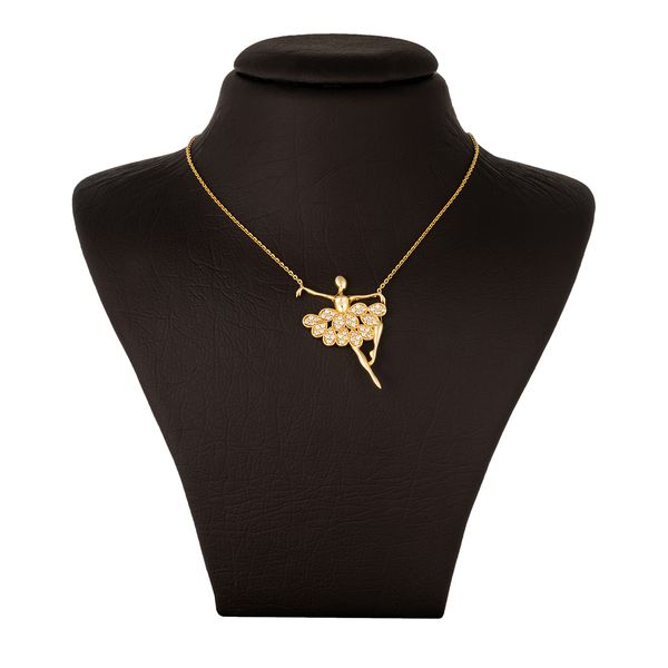 گردنبند طلا 18 عیار زنانه جواهری سون مدل 2391