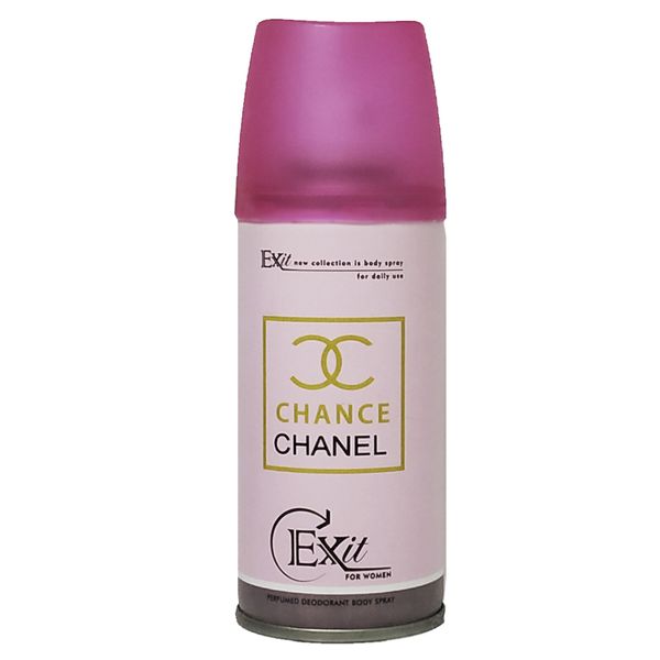 اسپری خوشبو کننده بدن زنانه اگزیت مدل Chance Chanel حجم 150 میلی لیتر