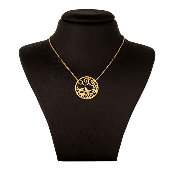 گردنبند طلا 18 عیار زنانه جواهری سون مدل 2398