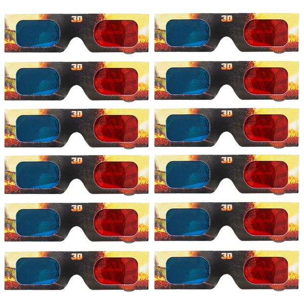 عینک سه بعدی مدل 001zippleback بسته 12 عددی